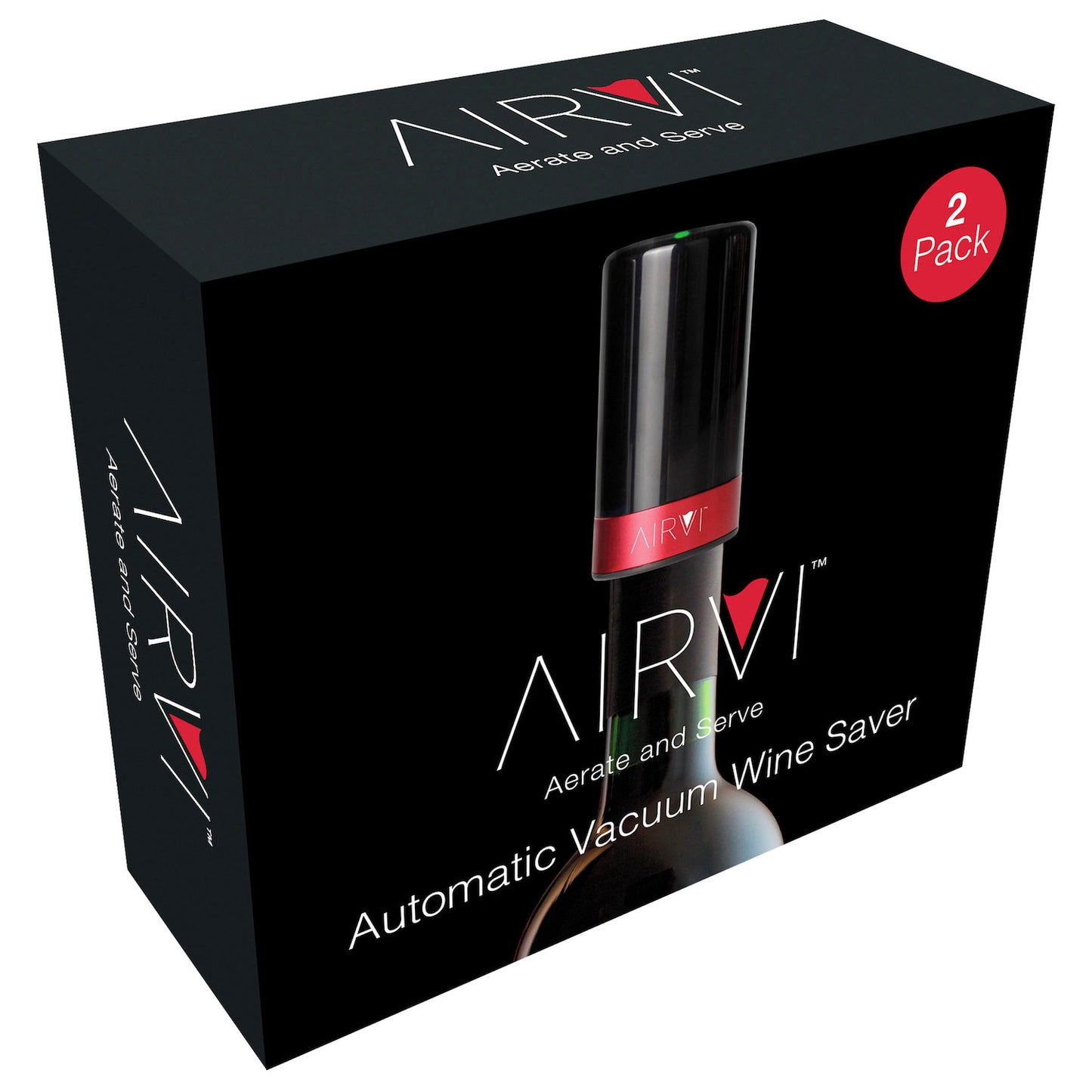 AirVi™ Vacuum Wine Saver Two Pack