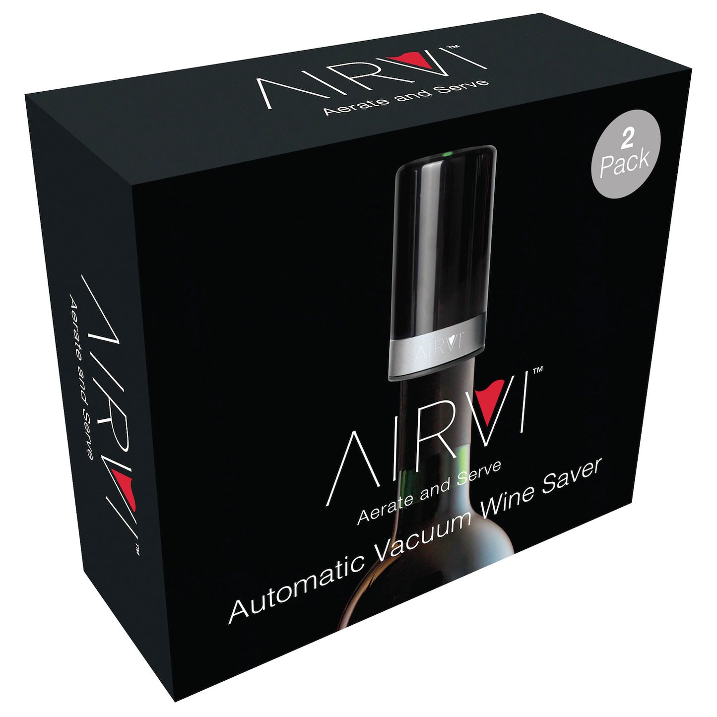 AirVi™ Vacuum Wine Saver Two Pack