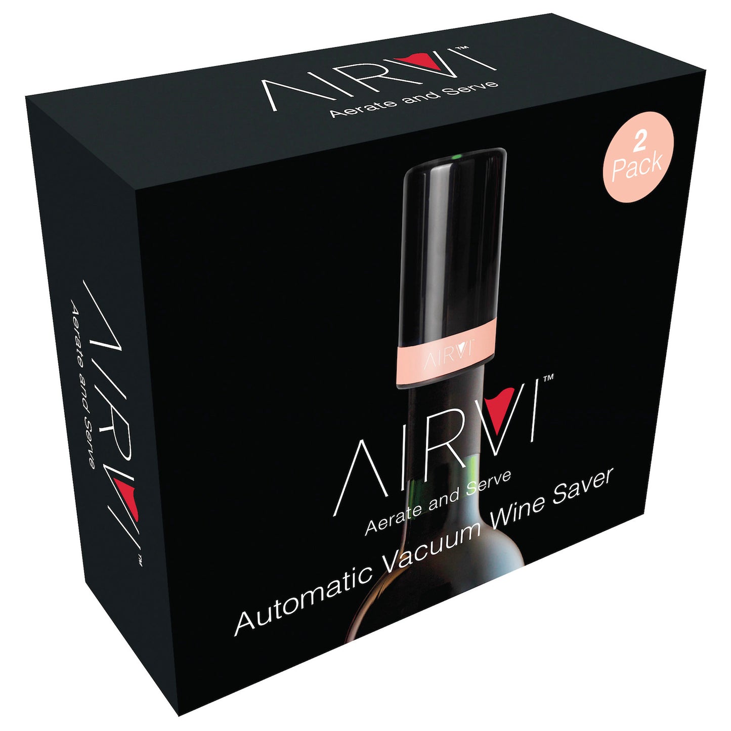 AirVi™ Vacuum Wine Saver Two Pack