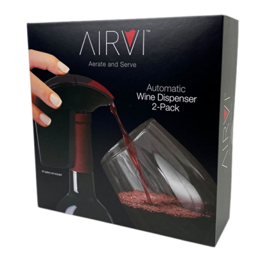 AirVi™ Automatic Wine Dispenser Two Pack - Red and White